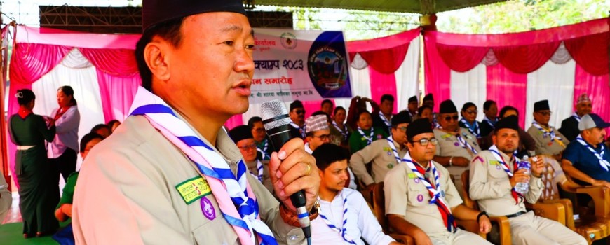 धरानका सम्पुर्ण विद्यालयमा अनिवार्य स्काउटिङ सुरु गर्छौ - का.वा प्रमुख बेघा
