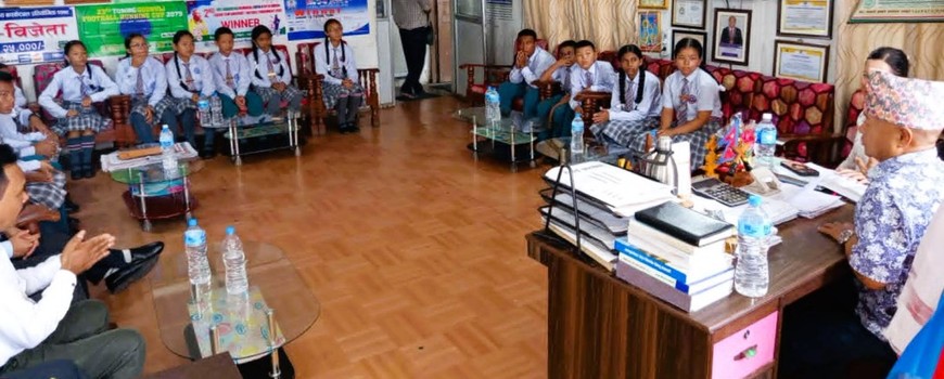 हिबिस्कस बाल क्लबका पदाधिकारी र वडाध्यक्षवीच परिचतायत्मक कार्यक्रम हिबिस्कस बाल क्लबका पदाधिकारी र वडाध्यक्षवीच परिचतायत्मक कार्यक्रम